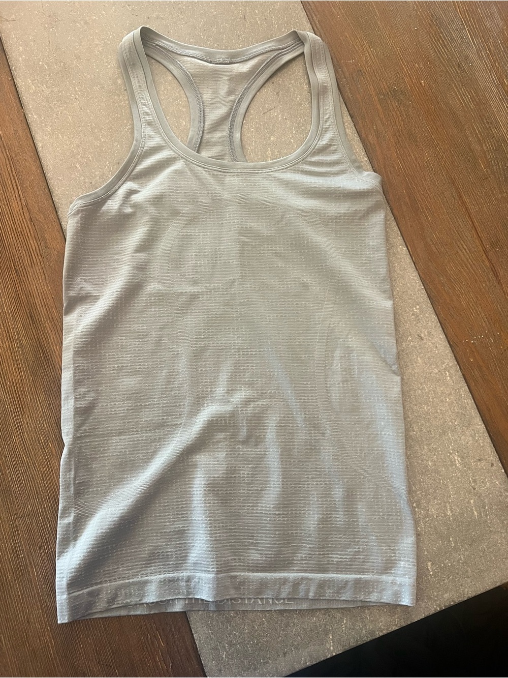 lululemon athletica Light Gray Racerback Tank
